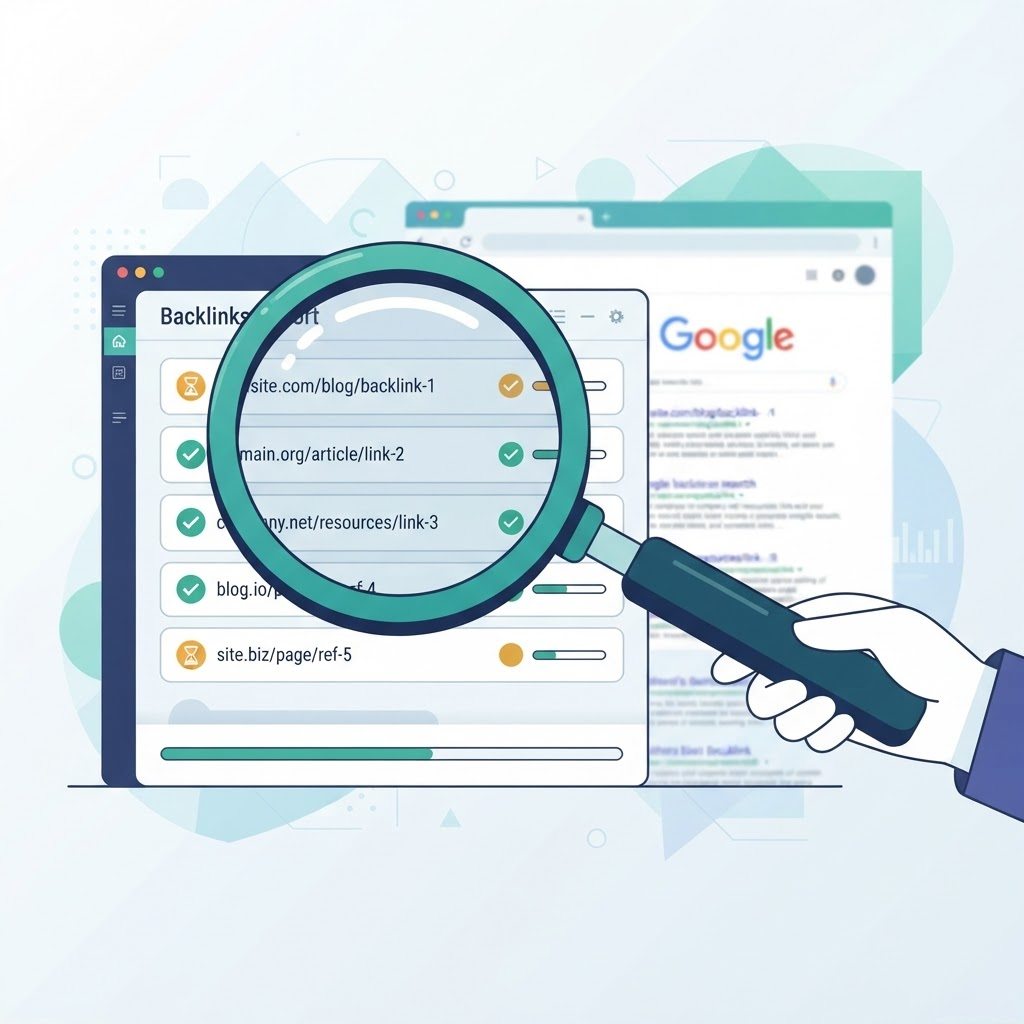 Dos fundadores trazando una ruta de indexación sobre un mapa del mundo SEO